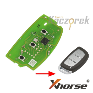Xhorse 625 - XZHY84EN - surový klíč - dálkový ovladač